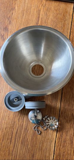 Marine Grade Stainless Steel Sink 2 Inch Drain Hole