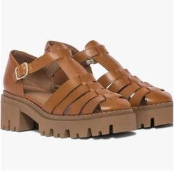 Bocage Habba Sandals Cognac Color - New