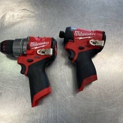 Milwaukee M12 FUEL Impact Driver & Hammer Drill 