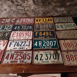Licence Plates From 1(contact info removed)