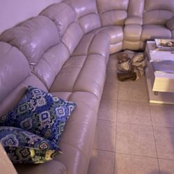 Leather Sectional