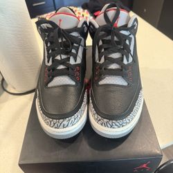 Jordan 3 Black Cement- Men’s 9.5