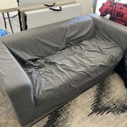 Grey Couch; 5.5ft (sits 3) 