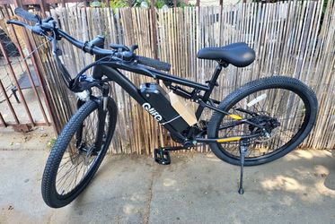 Qlife Electric Bike for Adults - Full Suspension 21-Speed Mountain Lightweight Ebike with Peak 1000W