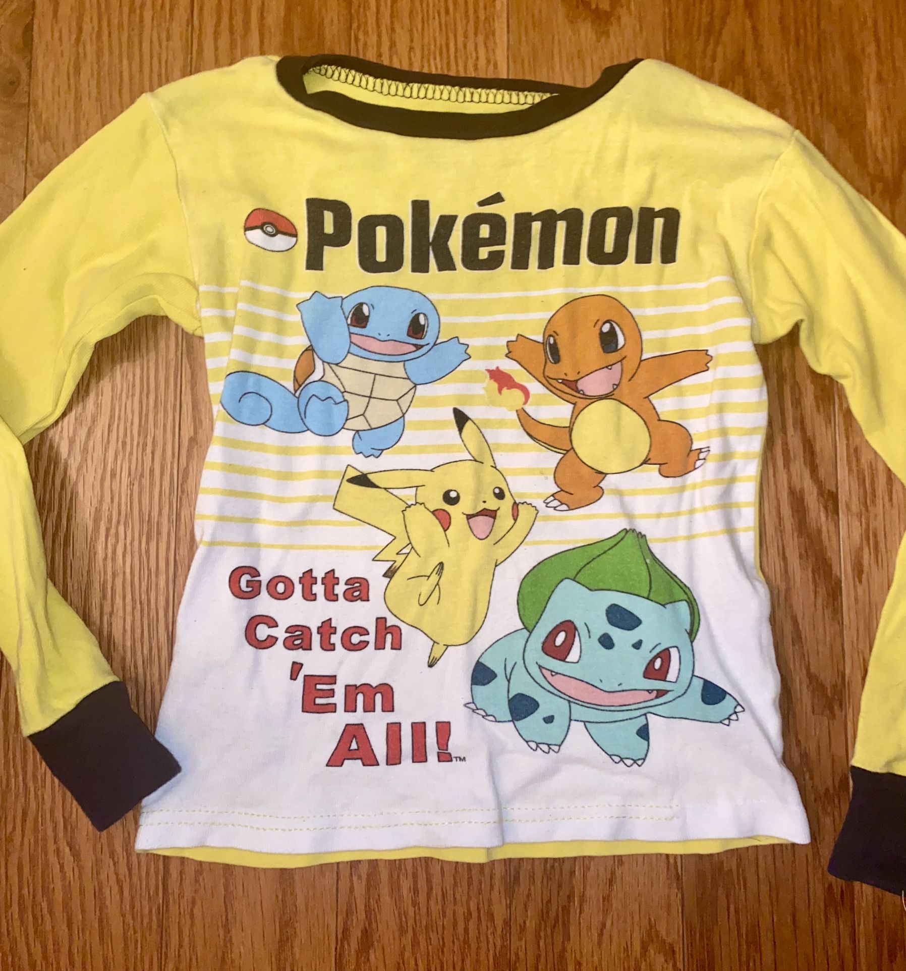 Pokemon Pajamas Boys Size 6