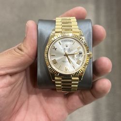 Rolex day date 40mm Silver Roman dial 2019 $42,999