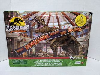 Jurassic World 30th Anniversary Holiday Advent Calendar Dinosaur Mini HTK45 NEW