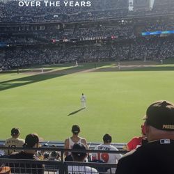 Section 133 Row 9 2 Seats PADRES BREWERS Thursday Friday Saturday Sunday 