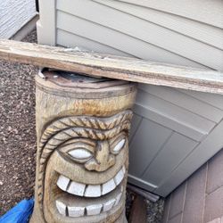 Tiki Face, Laughing Tongue, 36"