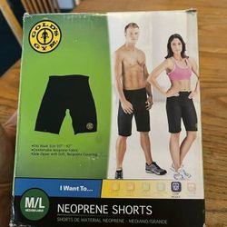 New Golds Gym Mens Sports Athletic Neopreon Stretch Shorts Size M-L