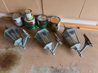 Outdoor Wall Lantern Sconces – Set of 3
