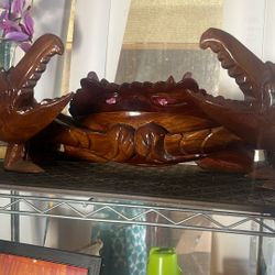 Mahogany Wood Crab Craft