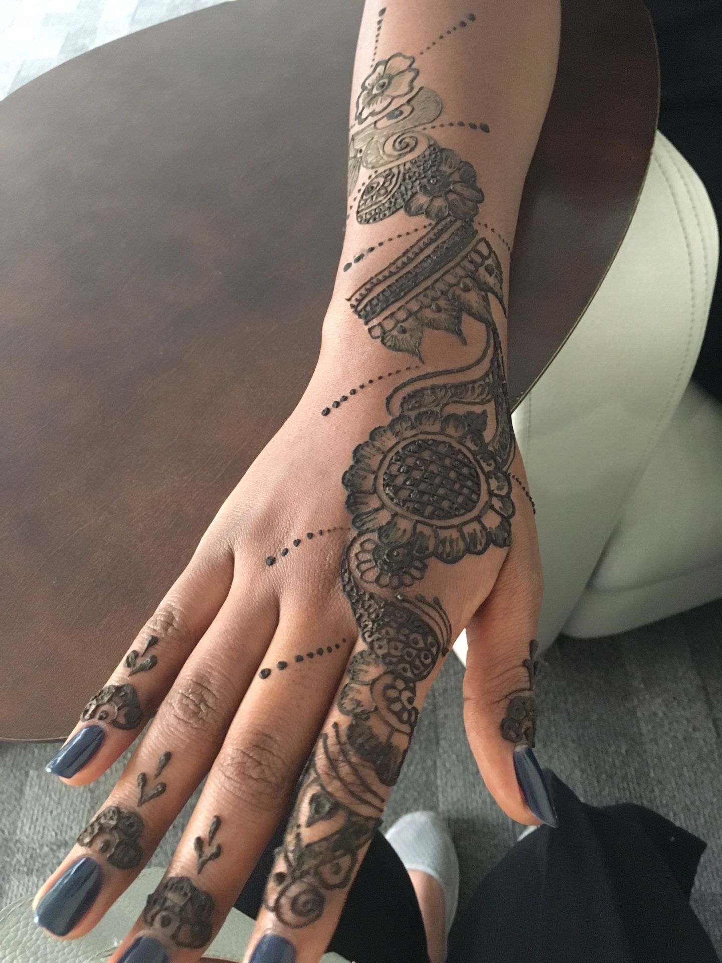 Beautiful design with henna