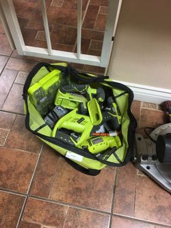 Ryobi power tool set
