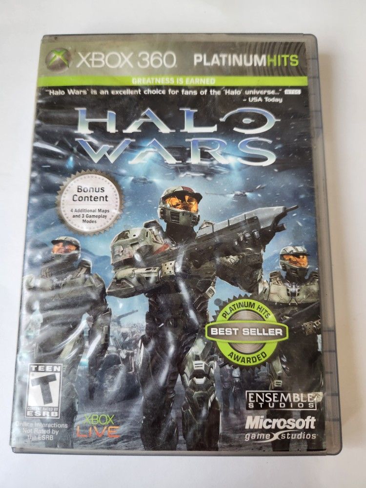 Xbox 360 Halo Wars Platinum Hits