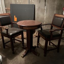 High Top Table With Chairs Set 