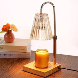 Candle Warmer Lamp with Candle & 2 Bulbs