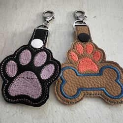 Dog  Key Chain Fob 