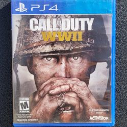 PS4 Game - Call Of Duty WWII (Preowned)