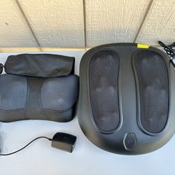 2 Pk MEDCURSOR SHIATSU FOOT MASSAGER MODEL: NK-FM-100-BLK N Neck Massager Works 