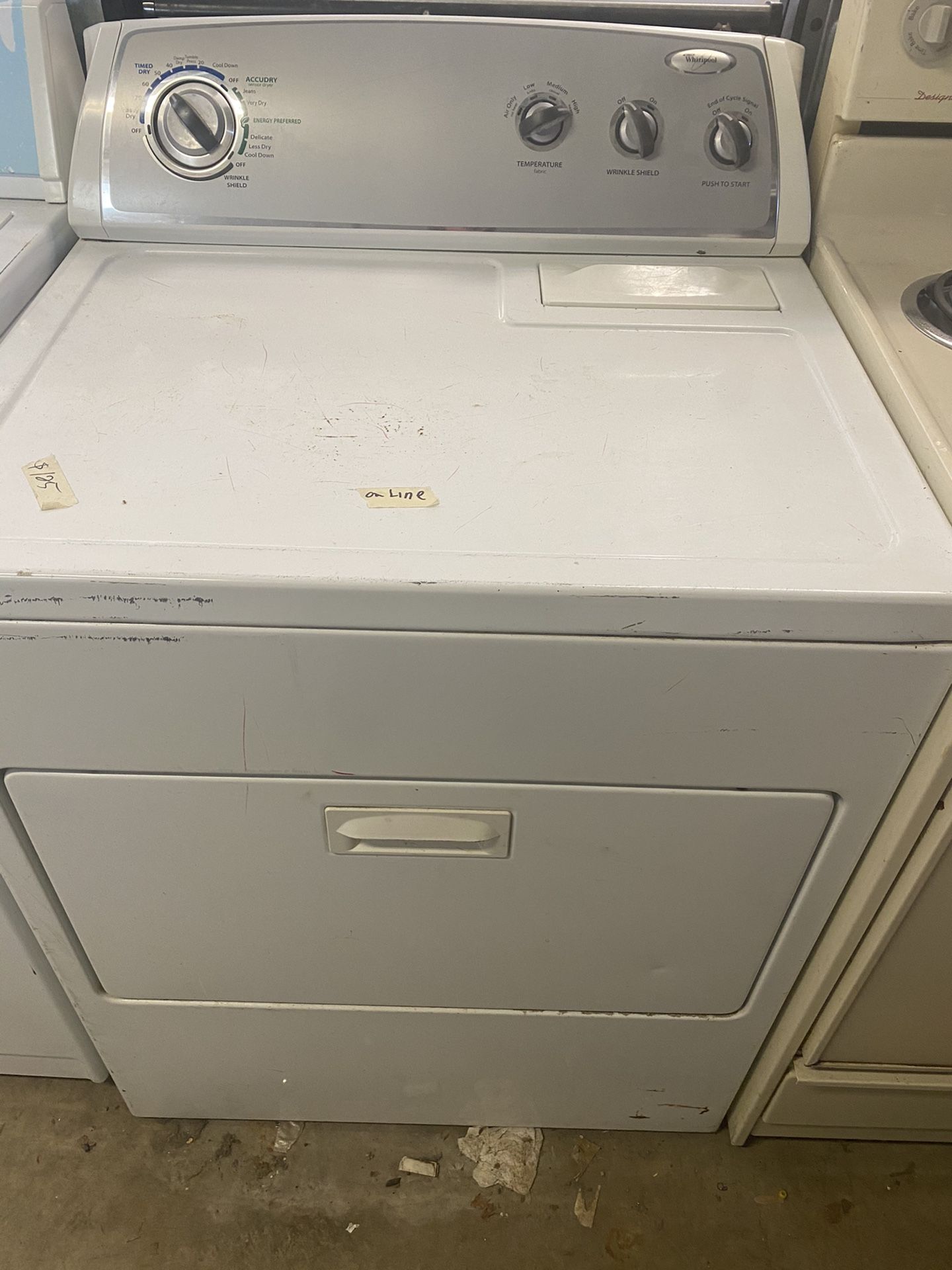 Whirlpool dryer works well