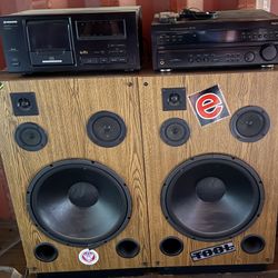 Pioneer Receiver And 25 Disc Changer With Speakers