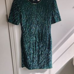 Vintage Sequin Dress Medium 