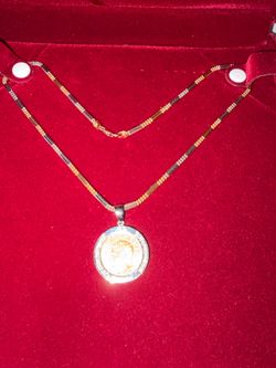 Gold coin necklace $3200