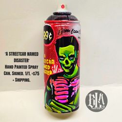 BORN LOSER CUSTOM SPRAY CANS "PULP FICTION MAGAZINE COVER" -  See description.