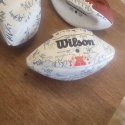 Pro Bowl Signed Footballs
