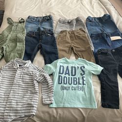 18 Month To 2T Boys Clothing 10 Pieces 
