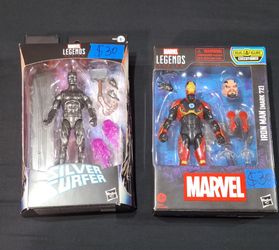 Marvel Legends Silver Surfer & Iron Man Mark 72 Figures
