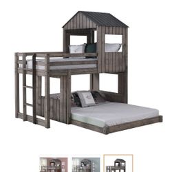 Campsite Twin Over Full Bunk Bed