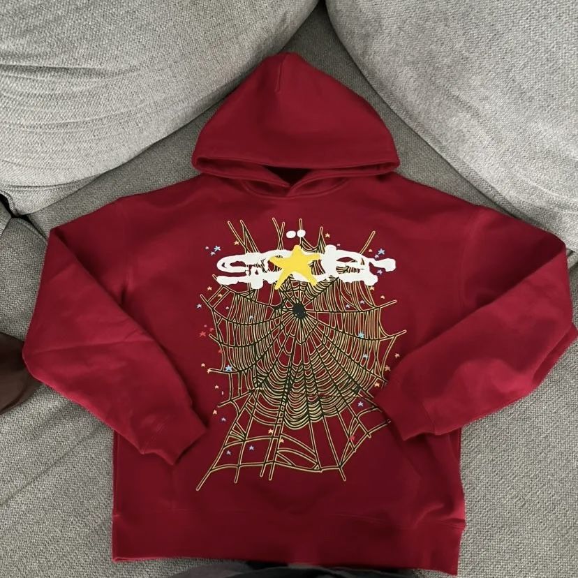 Sp5der Hoodie (Maroon)