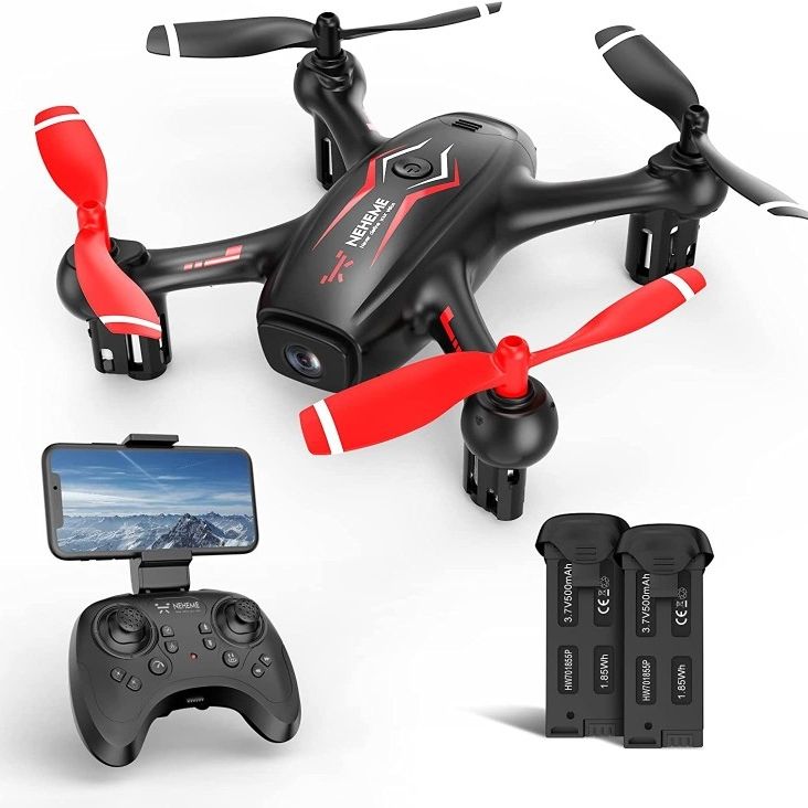 NH530 Drones with Camera for Adults Kids, Mini Drone with 720P HD Camera, RC Quadcopter for Beginners with Gravity Sensor, Headless Mode, One Key Retu