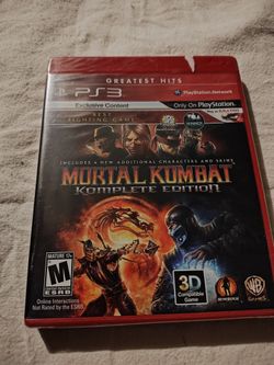 Mortal Kombat Komplete Edition (Greatest Hits) OOP PS3 BRAND NEW PLAYSTATION 3