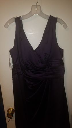 Plus Size David Bridal Purple Dress