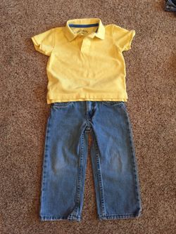 Size 3T Boys Polo & Levi's