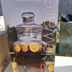 Summerfest Circleware 5qt Glass Pitcher with Spout