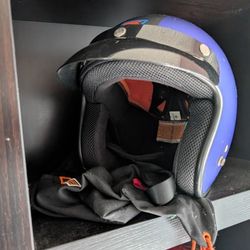 Motocicle Helmet Size Medium Come With Carry Bag