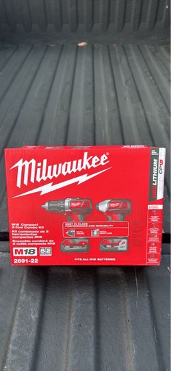 NEW Milwaukee M18 2-Tool Combo Kit – 2691-22