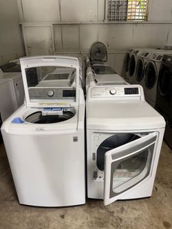 LG washer and dryer large capacity dryer electric