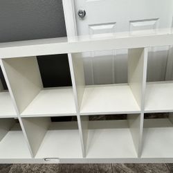 8 Cube Shelf For $20! 57”L x 30”H x 15”W x 13”D