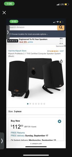 Klipsch speakers + sub