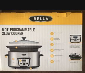 5 QT programmable slow cooker New