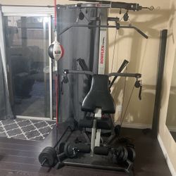Bow flex workout machine 