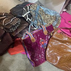 Various Purses…Tommy Hilfiger, Nine West, Kathy, Etc. 
