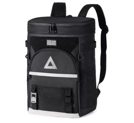 Backpack Cooler Insulated Leakproof Waterproof 30L Cooler Bag Portable Soft Sided for Camping, Lunch, Beach, Fishing, Picnic, Travel, Hiking Day Trips