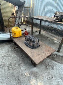 Heavy duty metal cart