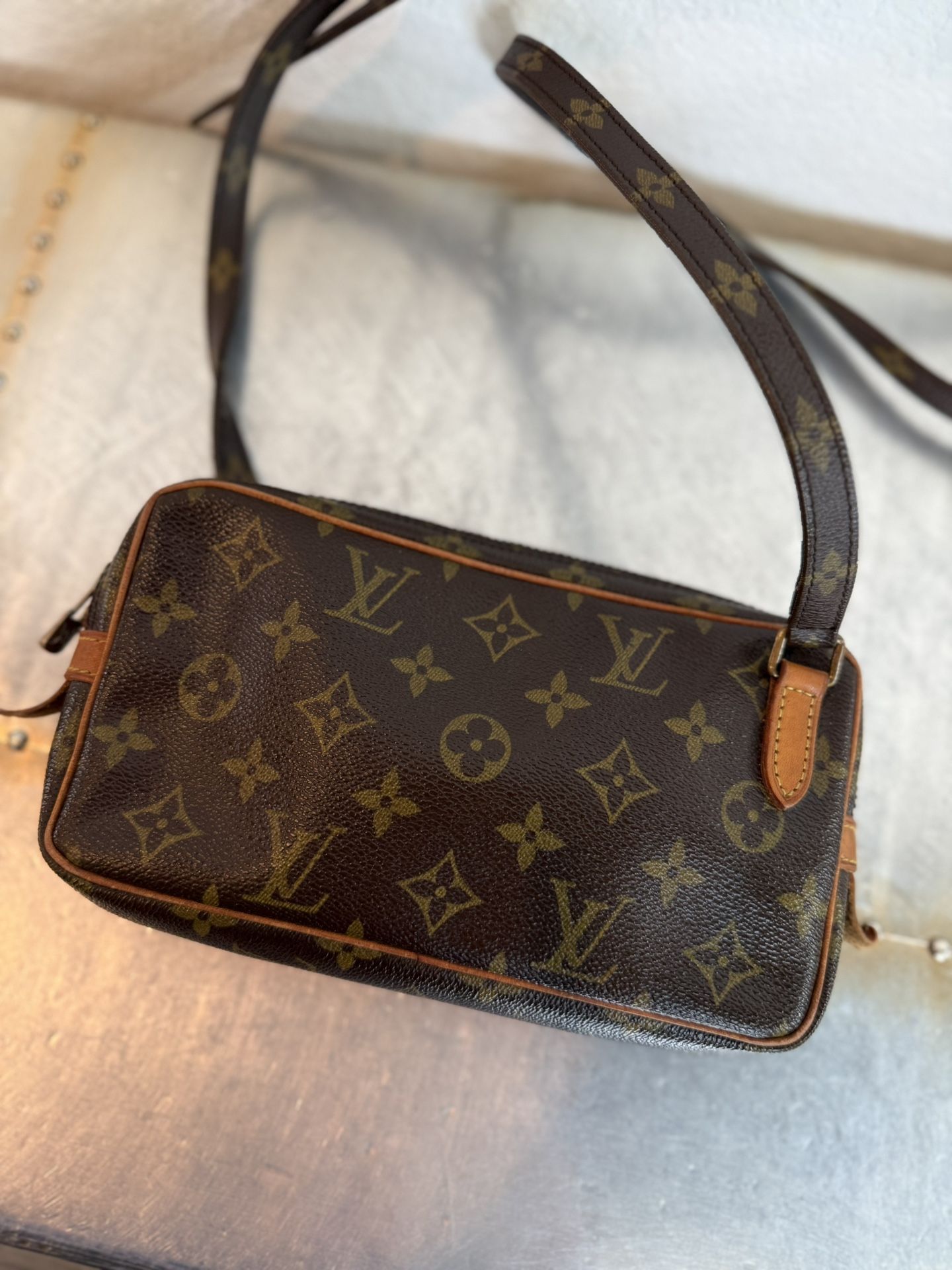 Louis Vuitton Marly Bandouliere Monogram Crossbody Bag